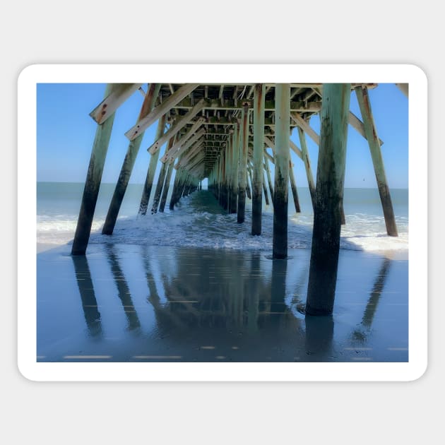 Myrtle Beach State Park Pier Sticker by Ckauzmann